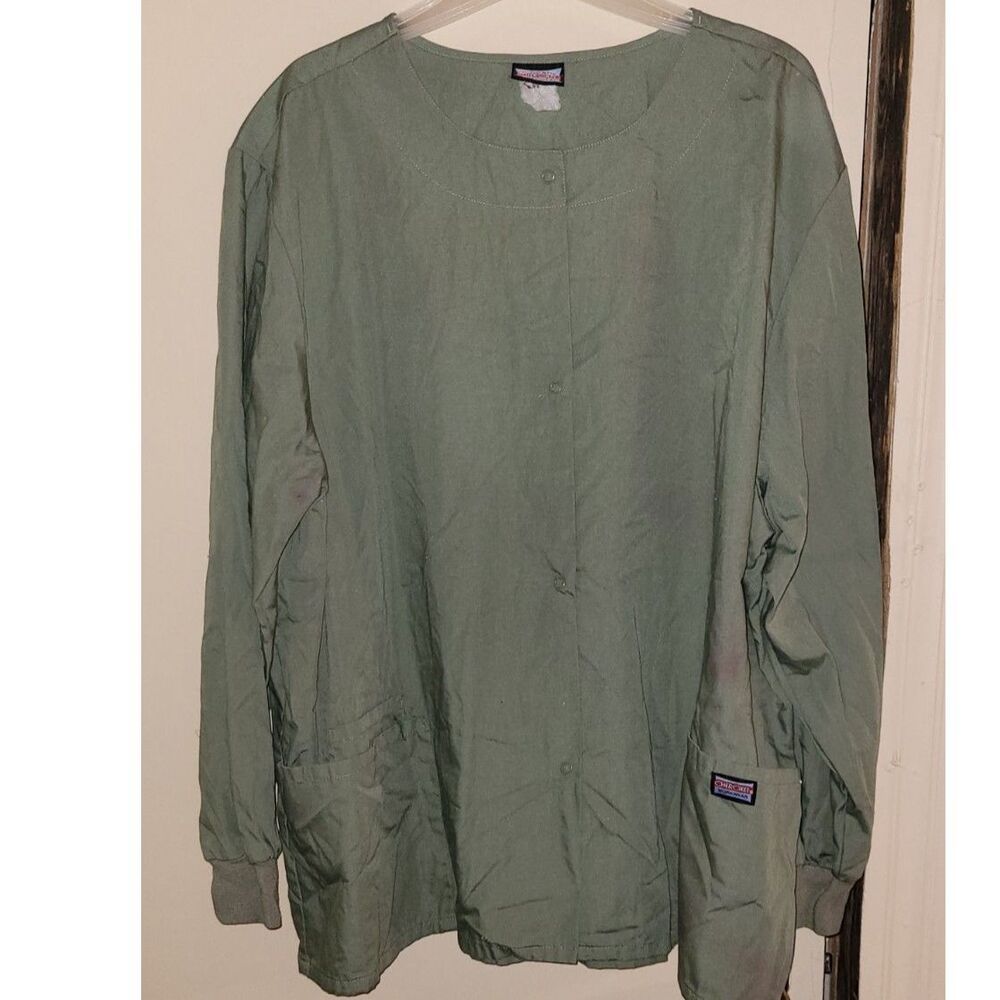Cherokee long sleeve scrub top size large